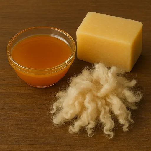 Wool grease and fatty substances derived therefrom